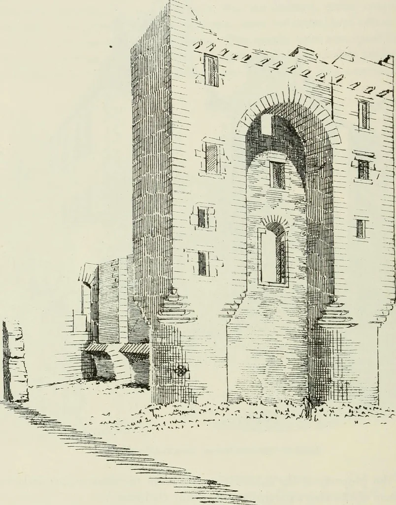 An illustration from The castellated and domestic architecture of Scotland, from the twelfth to the eighteenth century, 1887, leaf 201