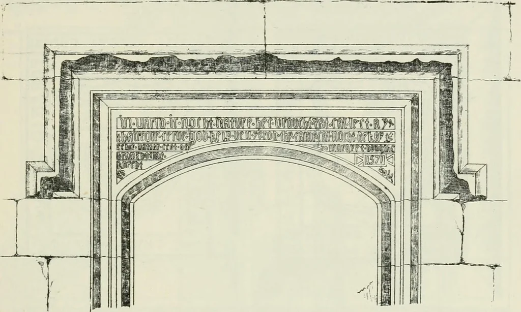 An illustration from The castellated and domestic architecture of Scotland, from the twelfth to the eighteenth century, 1887, leaf 220