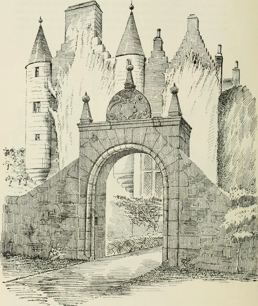 An illustration from The castellated and domestic architecture of Scotland, from the twelfth to the eighteenth century, 1887, leaf 23