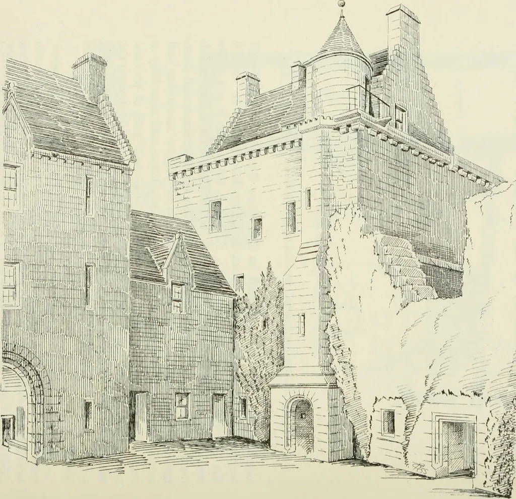 An illustration from The castellated and domestic architecture of Scotland, from the twelfth to the eighteenth century, 1887, leaf 231