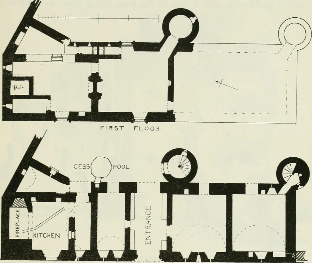 An illustration from The castellated and domestic architecture of Scotland, from the twelfth to the eighteenth century, 1887, leaf 254