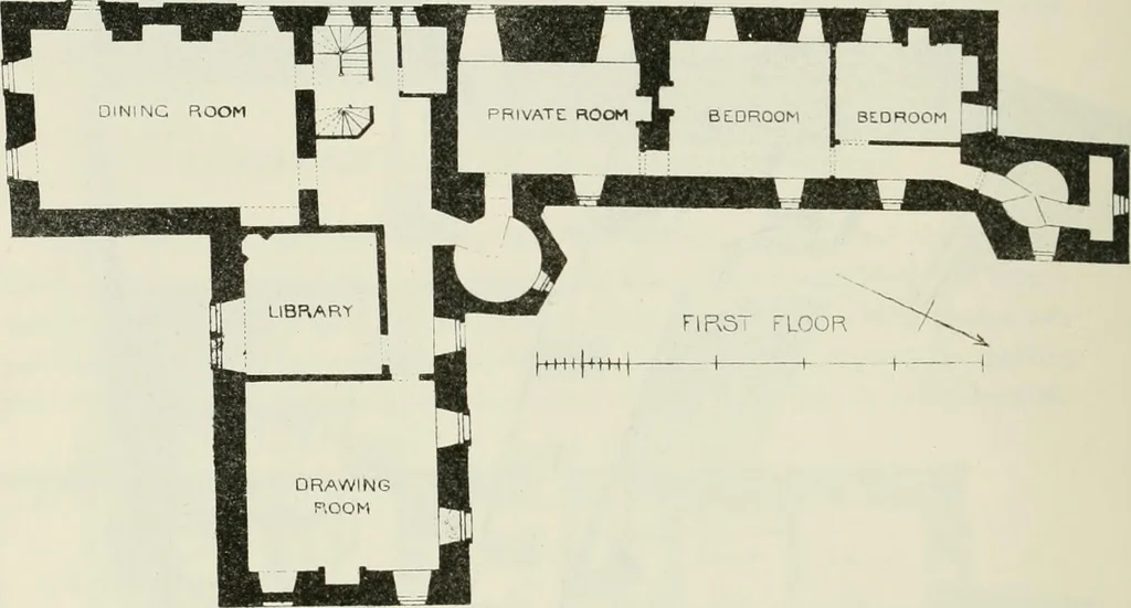 An illustration from The castellated and domestic architecture of Scotland, from the twelfth to the eighteenth century, 1887, leaf 275