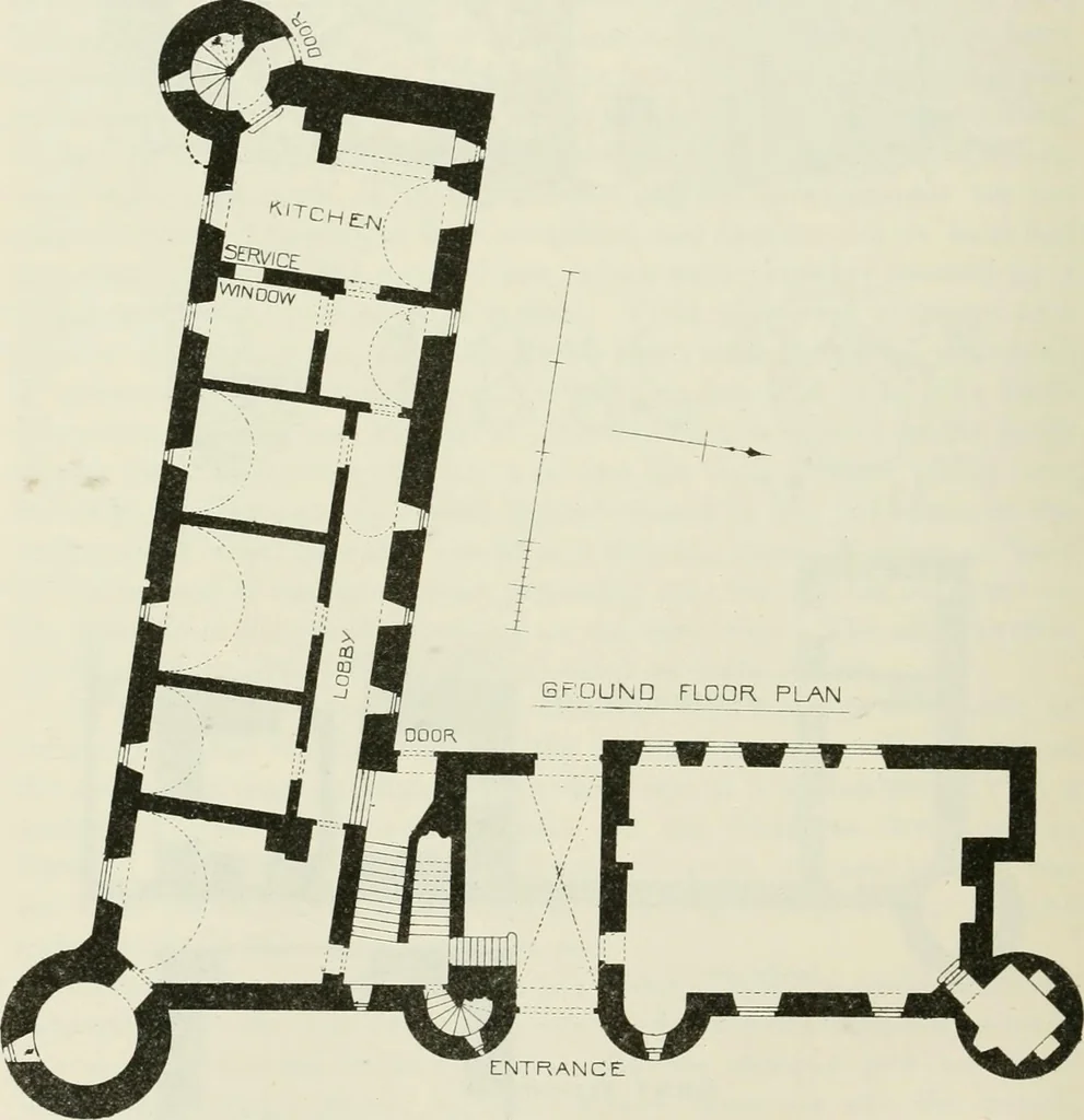 An illustration from The castellated and domestic architecture of Scotland, from the twelfth to the eighteenth century, 1887, leaf 287