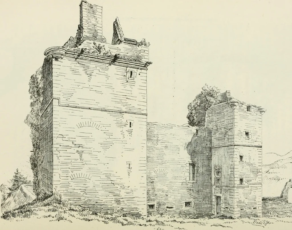 An illustration from The castellated and domestic architecture of Scotland, from the twelfth to the eighteenth century, 1887, leaf 335