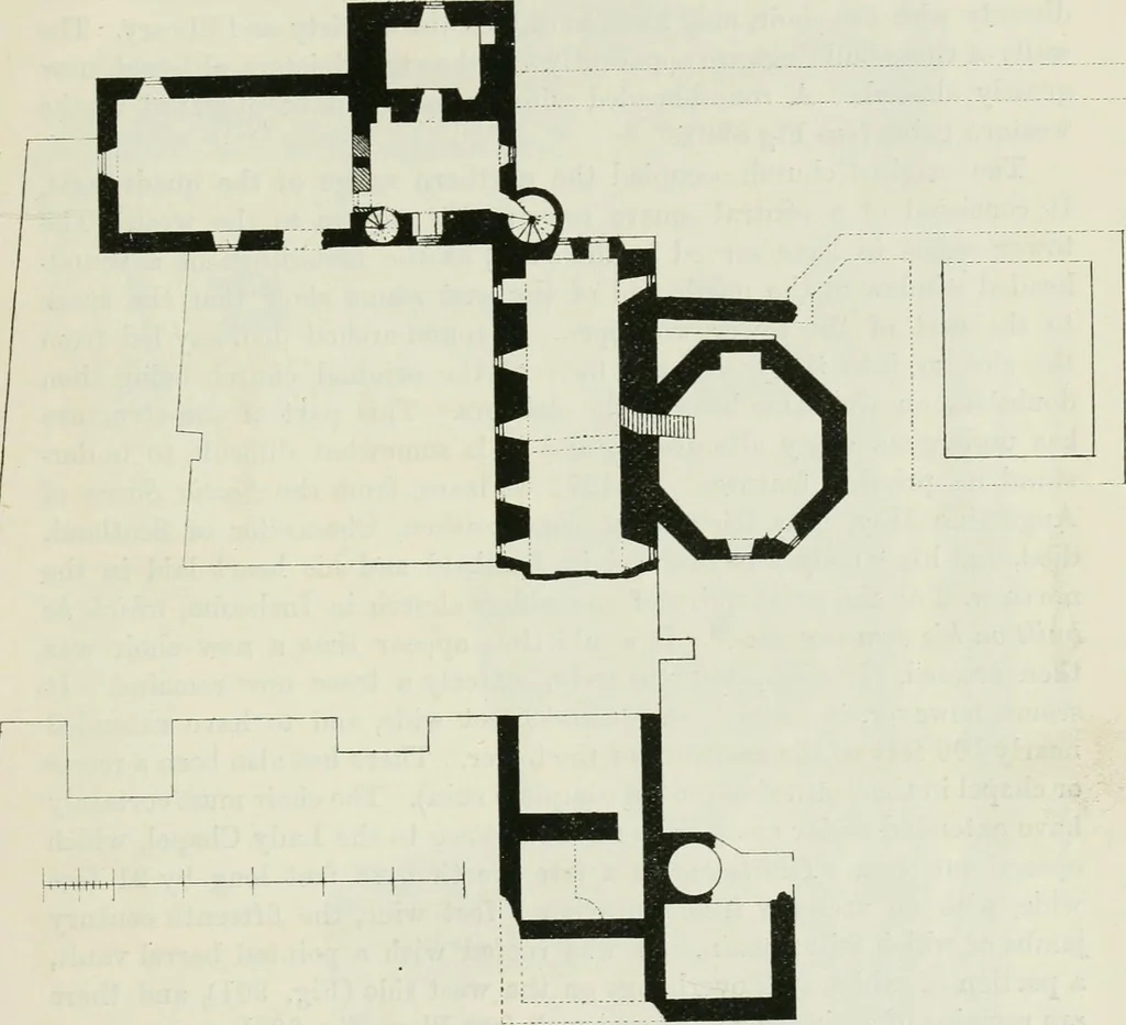 An illustration from The castellated and domestic architecture of Scotland, from the twelfth to the eighteenth century, 1887, leaf 342
