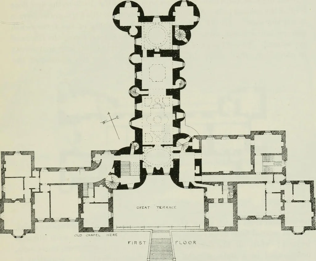 An illustration from The castellated and domestic architecture of Scotland, from the twelfth to the eighteenth century, 1887, leaf 352