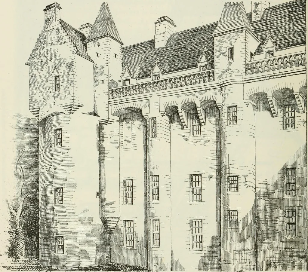 An illustration from The castellated and domestic architecture of Scotland, from the twelfth to the eighteenth century, 1887, leaf 355