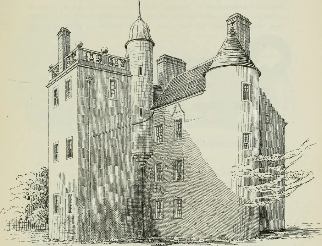 An illustration from The castellated and domestic architecture of Scotland, from the twelfth to the eighteenth century, 1887, leaf 364