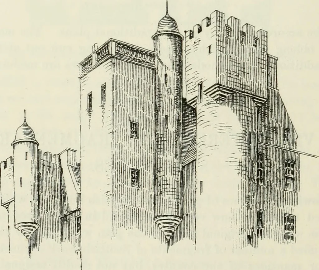 An illustration from The castellated and domestic architecture of Scotland, from the twelfth to the eighteenth century, 1887, leaf 391