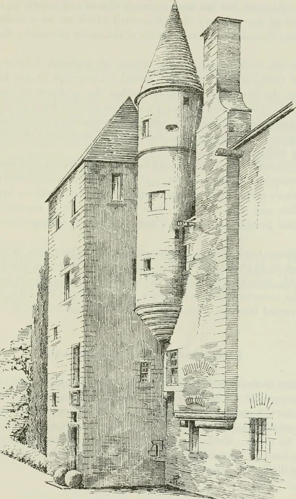 An illustration from The castellated and domestic architecture of Scotland, from the twelfth to the eighteenth century, 1887, leaf 406