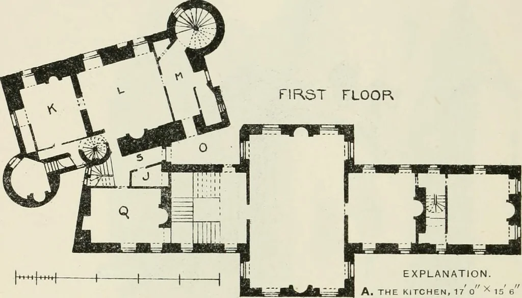 An illustration from The castellated and domestic architecture of Scotland, from the twelfth to the eighteenth century, 1887, leaf 41