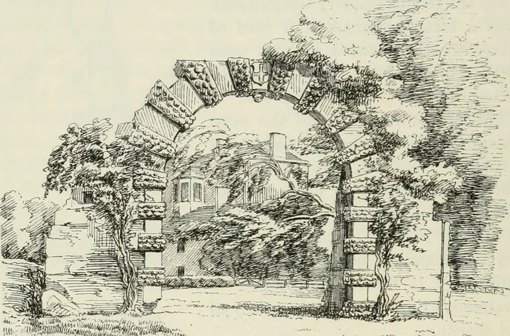 An illustration from The castellated and domestic architecture of Scotland, from the twelfth to the eighteenth century, 1887, leaf 411