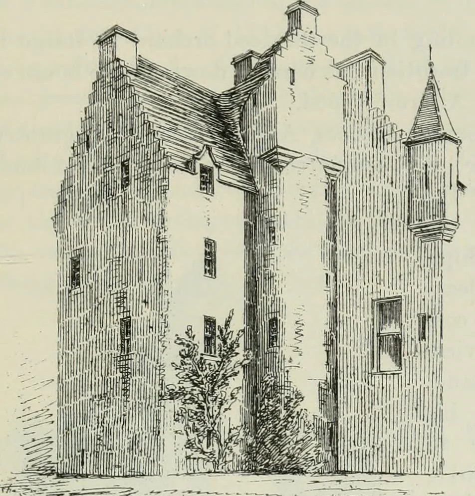 An illustration from The castellated and domestic architecture of Scotland, from the twelfth to the eighteenth century, 1887, leaf 412