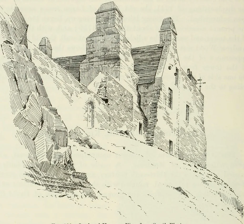 An illustration from The castellated and domestic architecture of Scotland, from the twelfth to the eighteenth century, 1887, leaf 415
