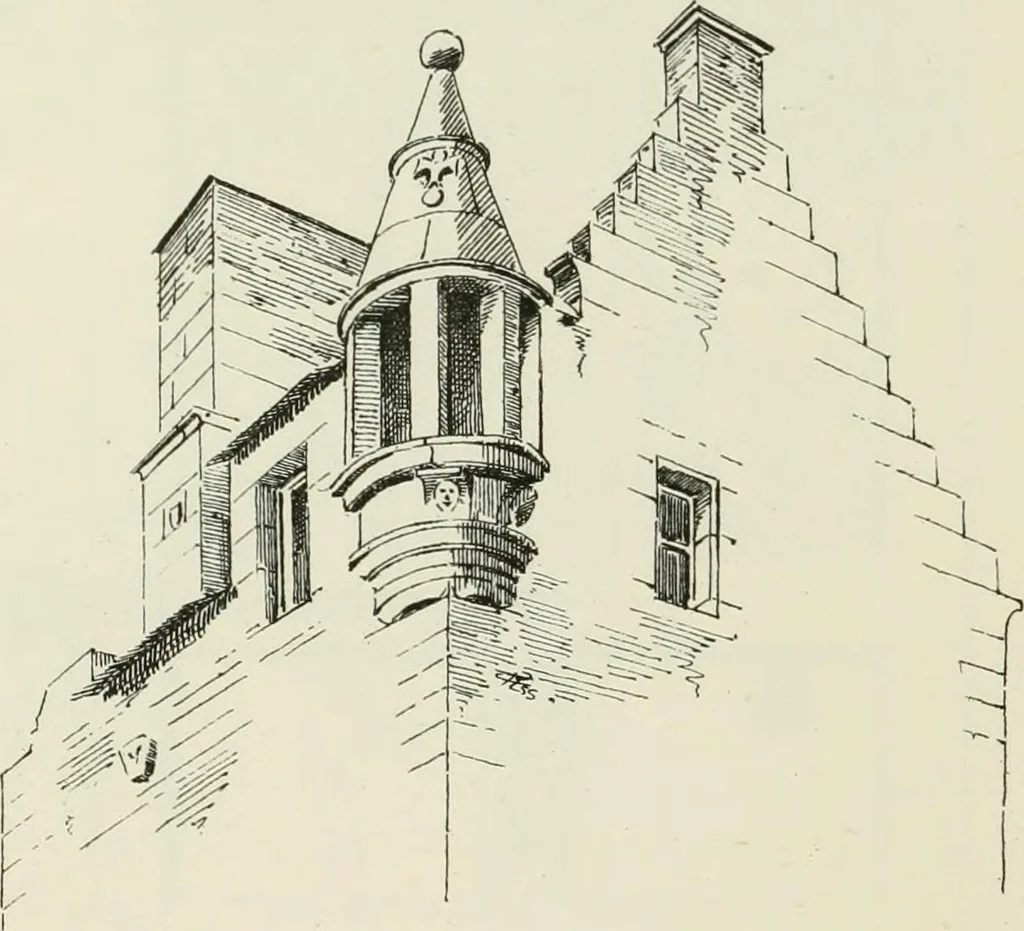 An illustration from The castellated and domestic architecture of Scotland, from the twelfth to the eighteenth century, 1887, leaf 419