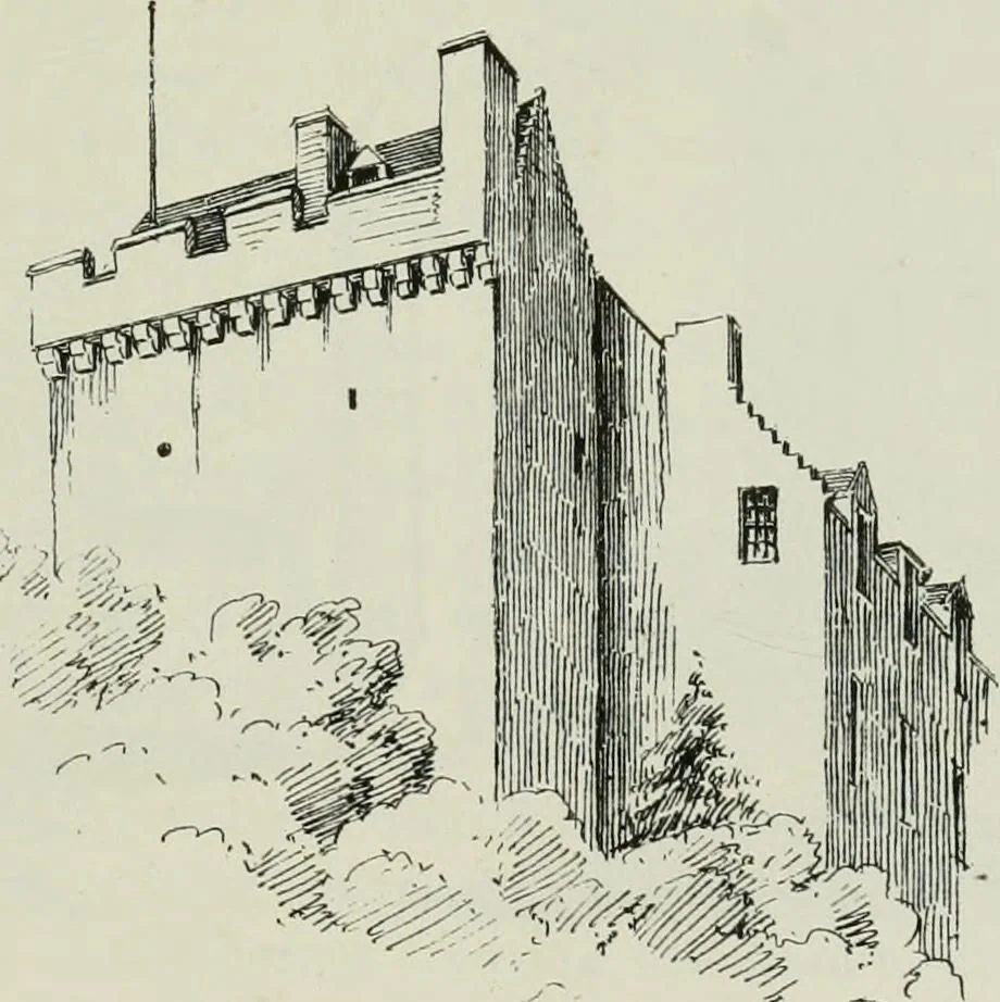 An illustration from The castellated and domestic architecture of Scotland, from the twelfth to the eighteenth century, 1887, leaf 422