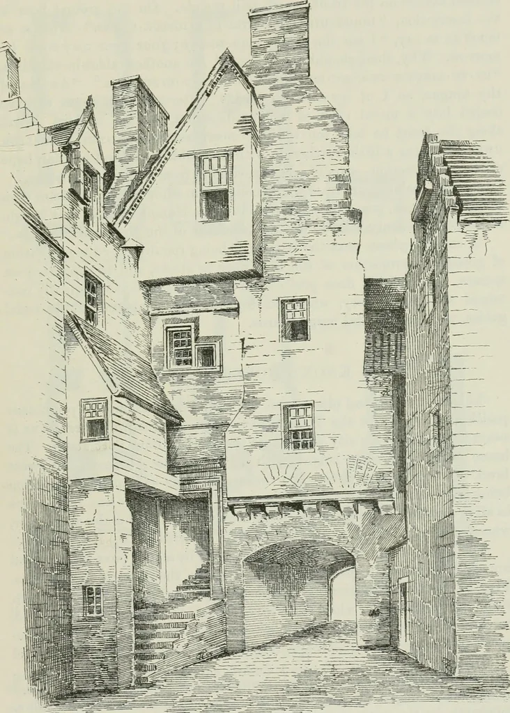 An illustration from The castellated and domestic architecture of Scotland, from the twelfth to the eighteenth century, 1887, leaf 440