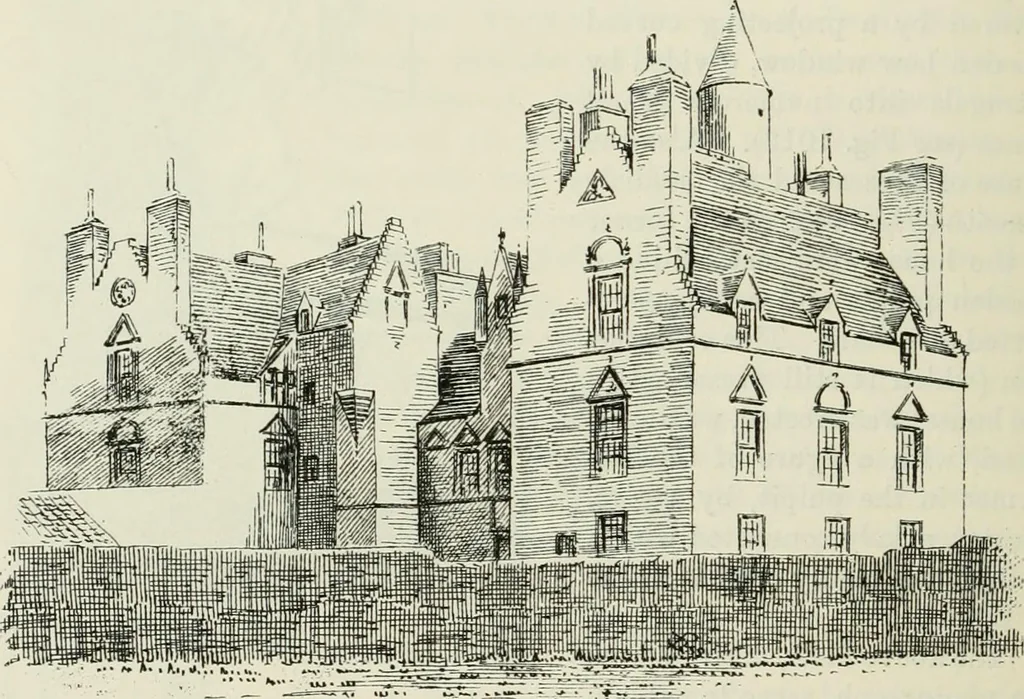 An illustration from The castellated and domestic architecture of Scotland, from the twelfth to the eighteenth century, 1887, leaf 449