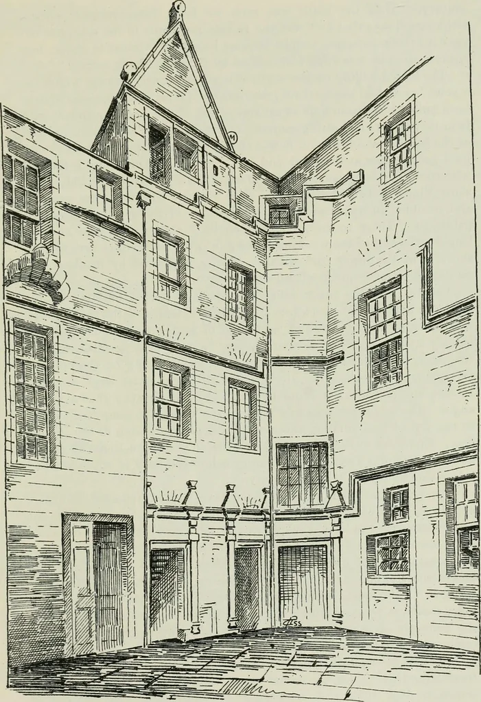 An illustration from The castellated and domestic architecture of Scotland, from the twelfth to the eighteenth century, 1887, leaf 460