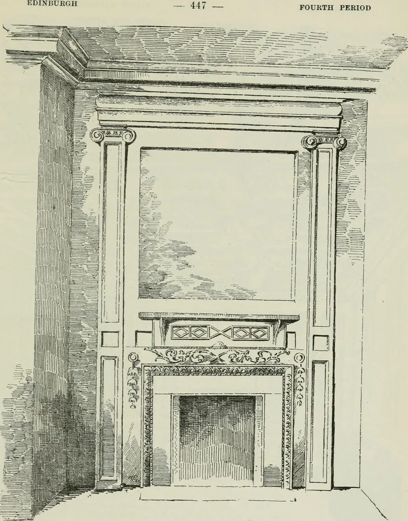 An illustration from The castellated and domestic architecture of Scotland, from the twelfth to the eighteenth century, 1887, leaf 464