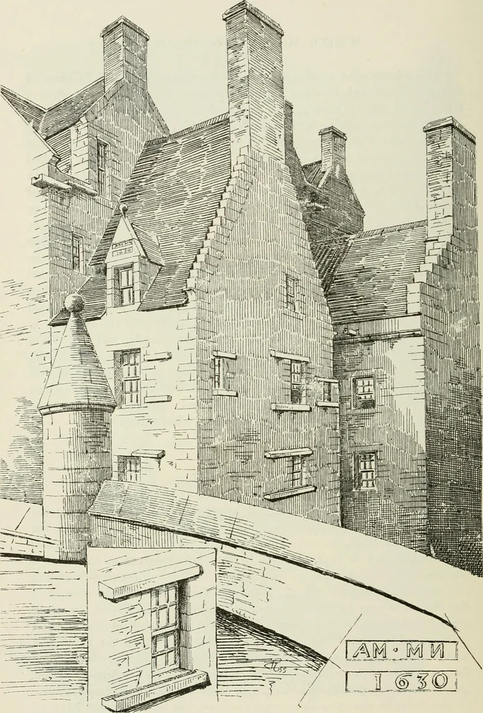 An illustration from The castellated and domestic architecture of Scotland, from the twelfth to the eighteenth century, 1887, leaf 471
