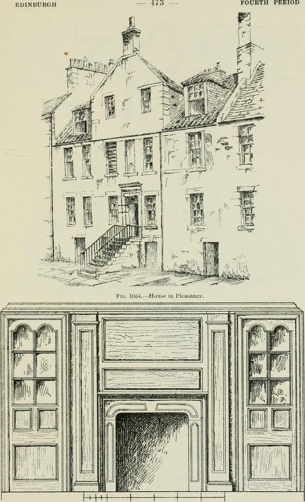 An illustration from The castellated and domestic architecture of Scotland, from the twelfth to the eighteenth century, 1887, leaf 490