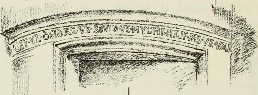 An illustration from The castellated and domestic architecture of Scotland, from the twelfth to the eighteenth century, 1887, leaf 505