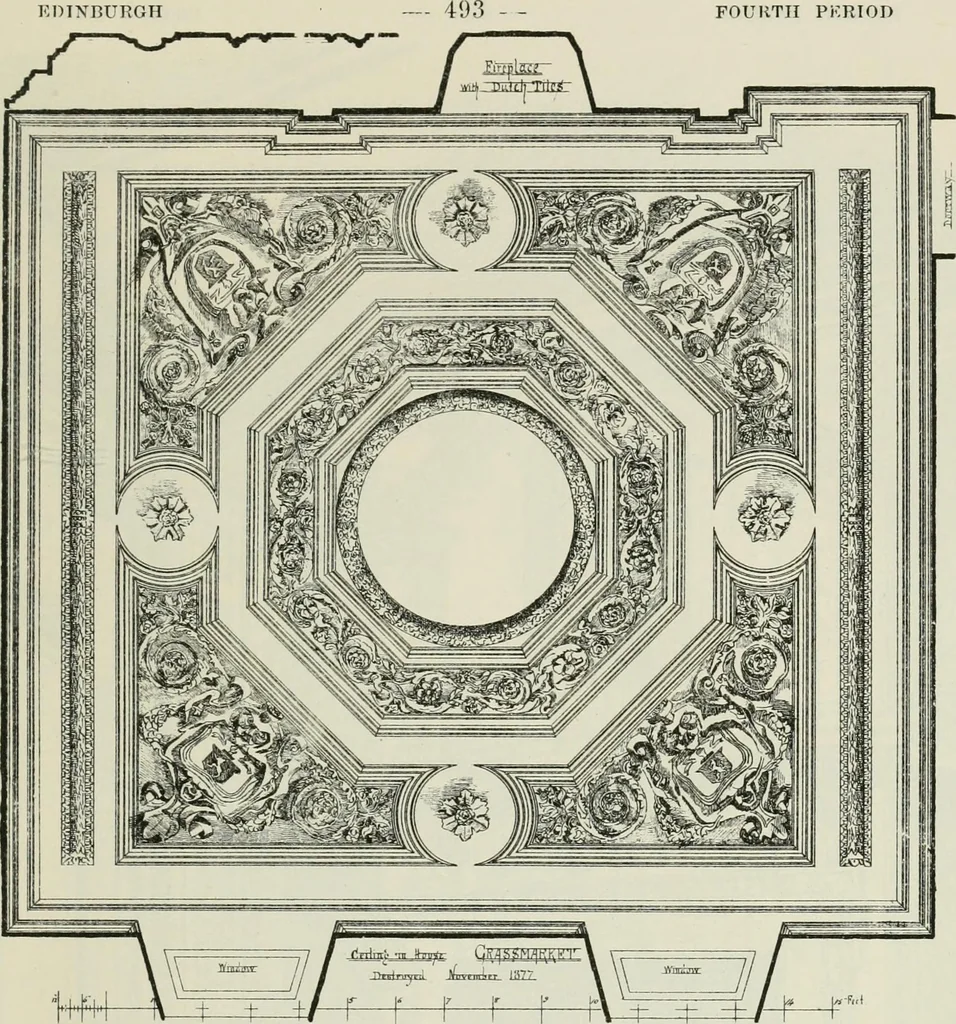 An illustration from The castellated and domestic architecture of Scotland, from the twelfth to the eighteenth century, 1887, leaf 510