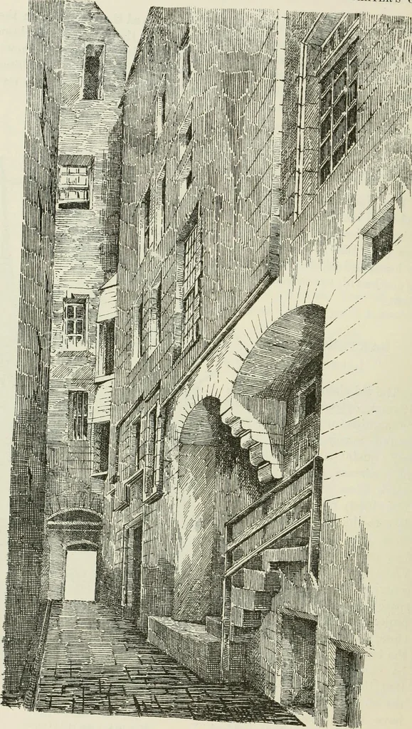 An illustration from The castellated and domestic architecture of Scotland, from the twelfth to the eighteenth century, 1887, leaf 515