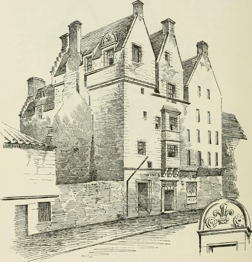 An illustration from The castellated and domestic architecture of Scotland, from the twelfth to the eighteenth century, 1887, leaf 519
