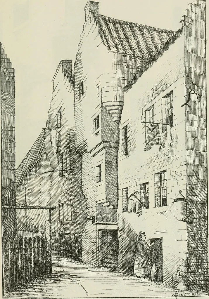 An illustration from The castellated and domestic architecture of Scotland, from the twelfth to the eighteenth century, 1887, leaf 524