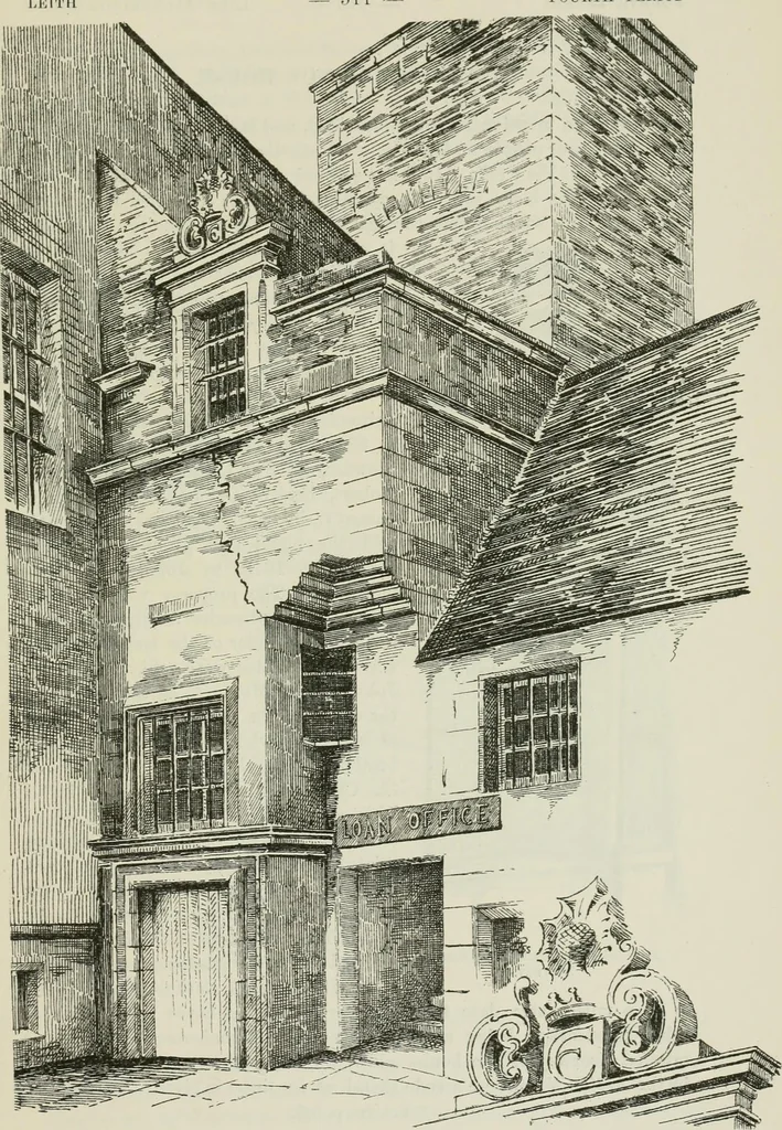 An illustration from The castellated and domestic architecture of Scotland, from the twelfth to the eighteenth century, 1887, leaf 528
