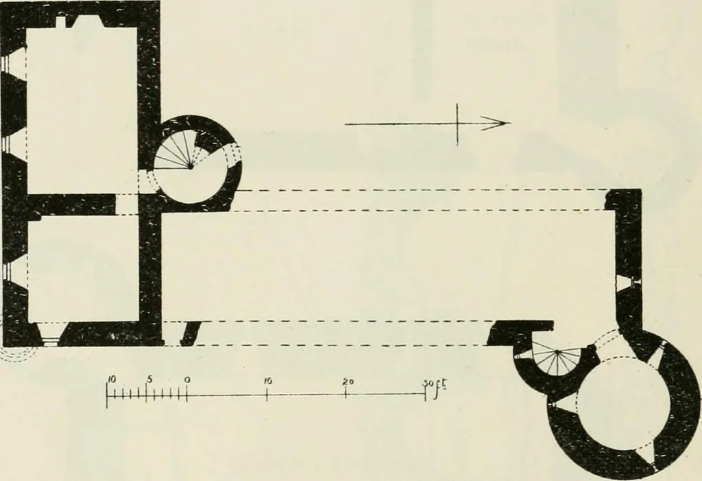 An illustration from The castellated and domestic architecture of Scotland, from the twelfth to the eighteenth century, 1887, leaf 63