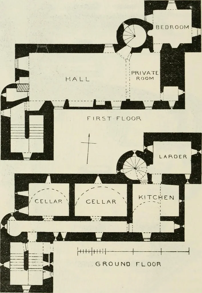 An illustration from The castellated and domestic architecture of Scotland, from the twelfth to the eighteenth century, 1887, leaf 65