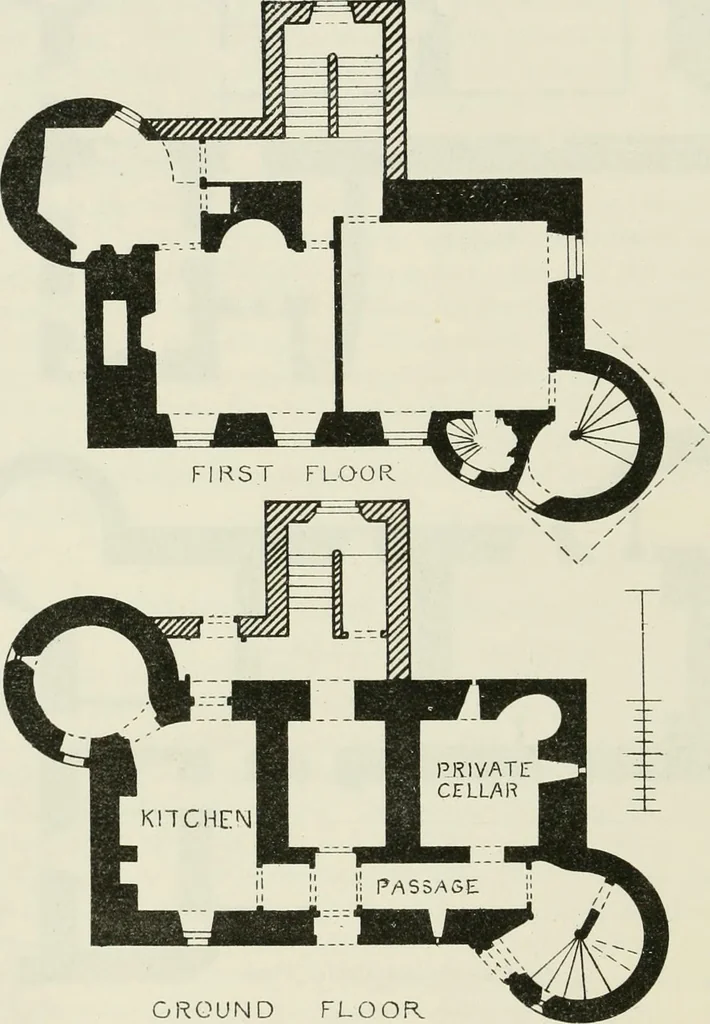 An illustration from The castellated and domestic architecture of Scotland, from the twelfth to the eighteenth century, 1887, leaf 69