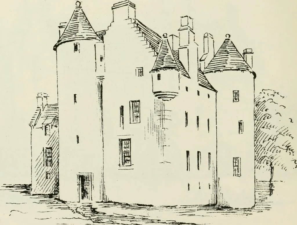 An illustration from The castellated and domestic architecture of Scotland, from the twelfth to the eighteenth century, 1887, leaf 77