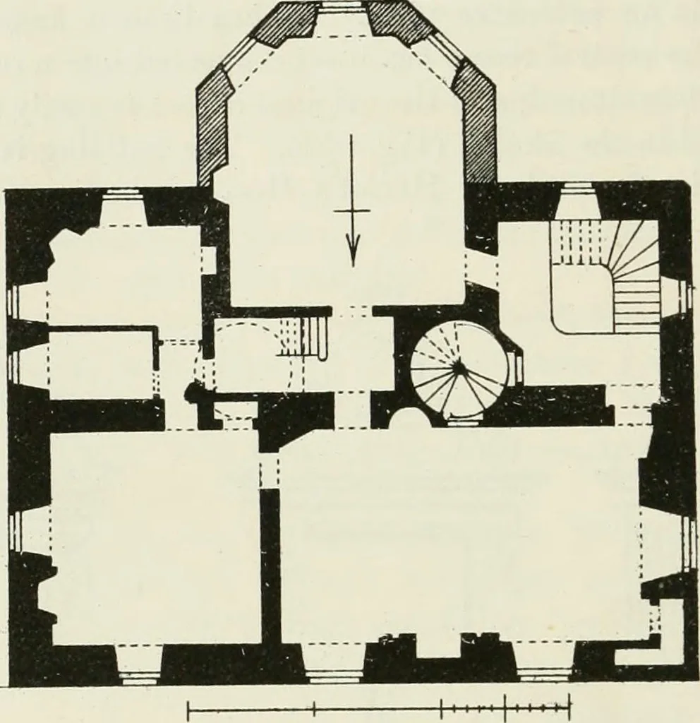 An illustration from The castellated and domestic architecture of Scotland, from the twelfth to the eighteenth century, 1887, leaf 85