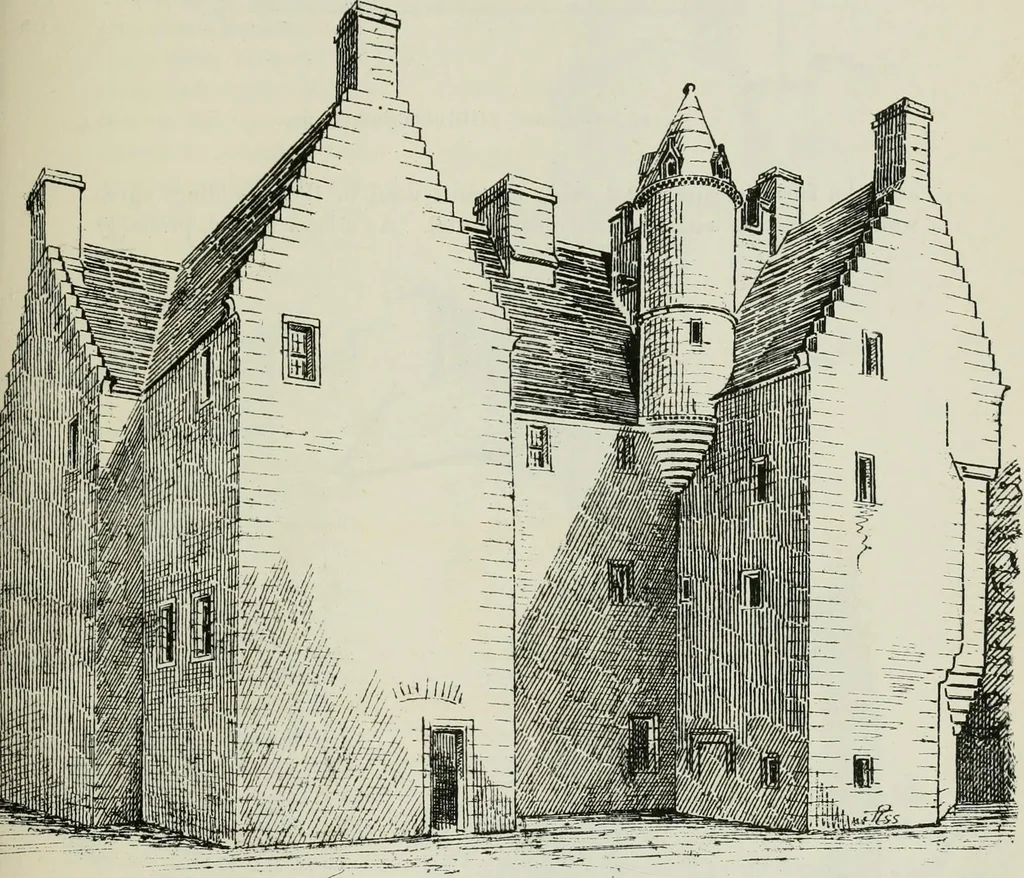 An illustration from The castellated and domestic architecture of Scotland, from the twelfth to the eighteenth century, 1887, leaf 90