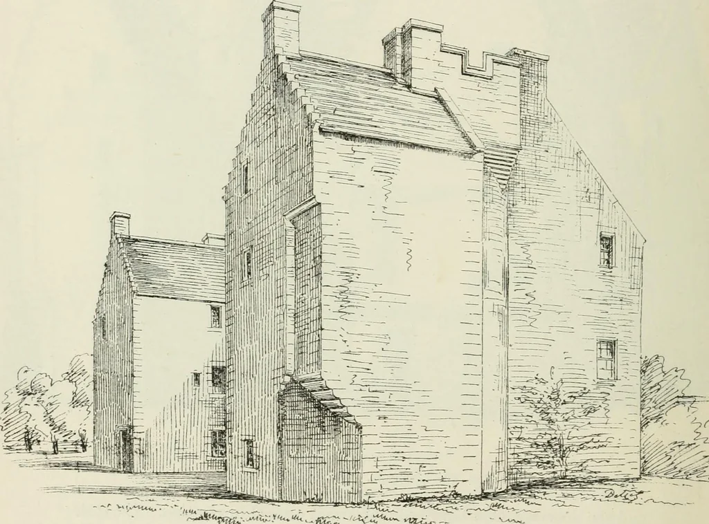An illustration from The castellated and domestic architecture of Scotland, from the twelfth to the eighteenth century, 1887, leaf 91