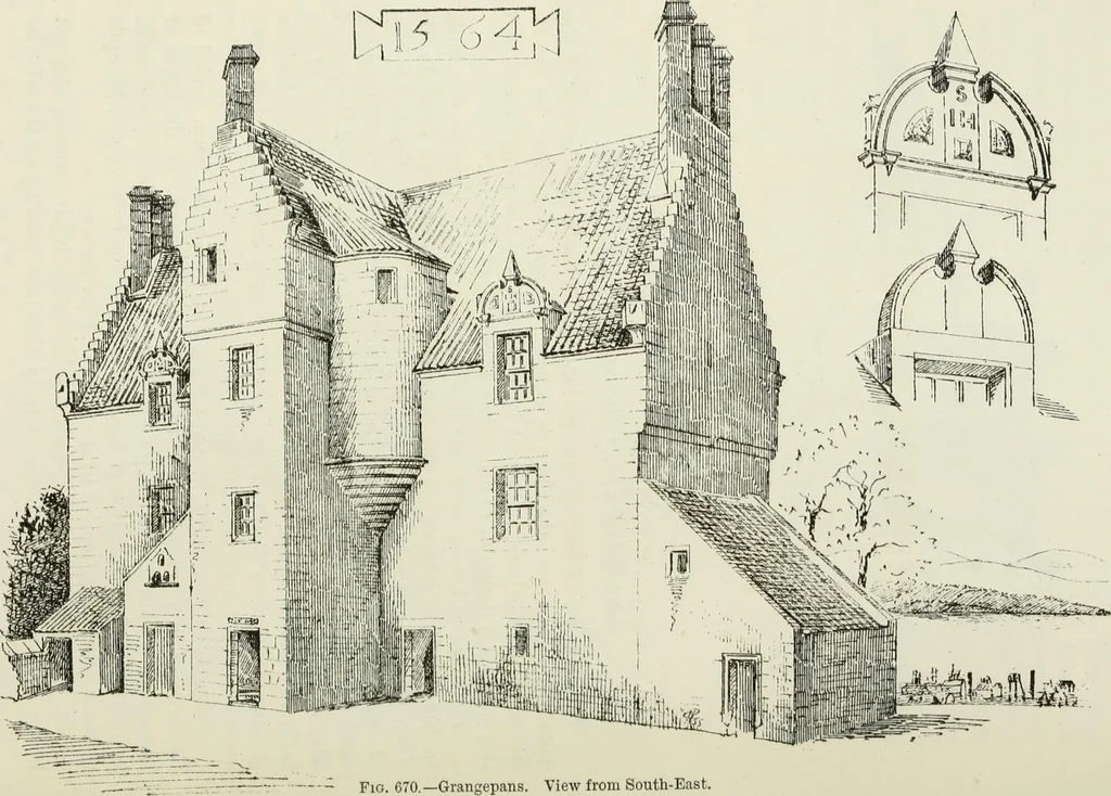 An illustration from The castellated and domestic architecture of Scotland, from the twelfth to the eighteenth century, 1887, leaf 99