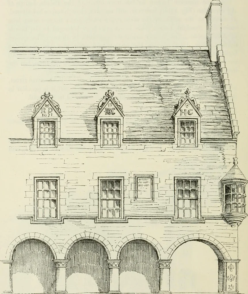 An illustration from The castellated and domestic architecture of Scotland, from the twelfth to the eighteenth century, 1887, leaf 101
