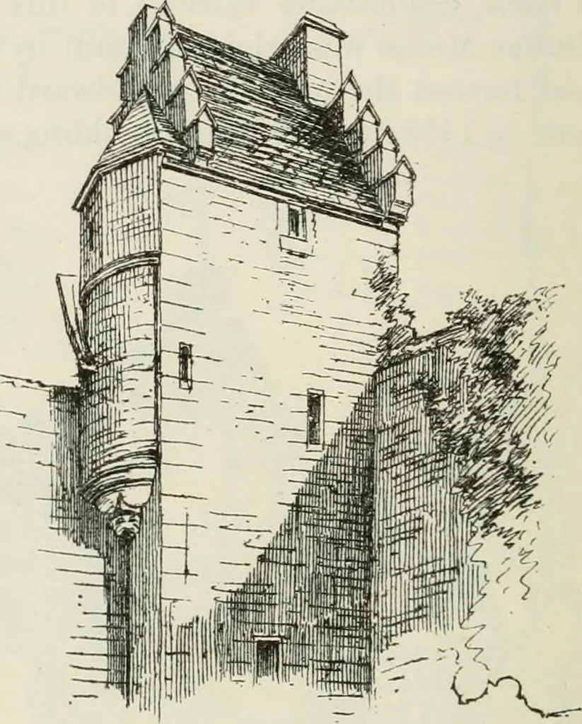 An illustration from The castellated and domestic architecture of Scotland, from the twelfth to the eighteenth century, 1887, leaf 107