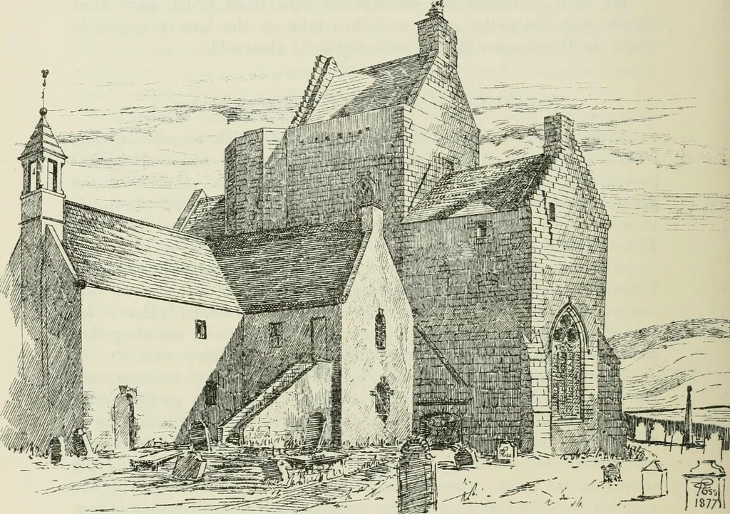 An illustration from The castellated and domestic architecture of Scotland, from the twelfth to the eighteenth century, 1887, leaf 147