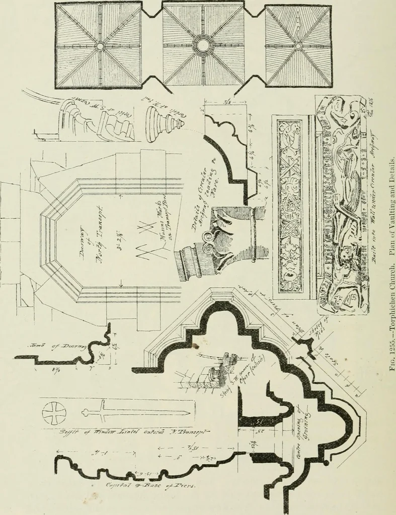 An illustration from The castellated and domestic architecture of Scotland, from the twelfth to the eighteenth century, 1887, leaf 153