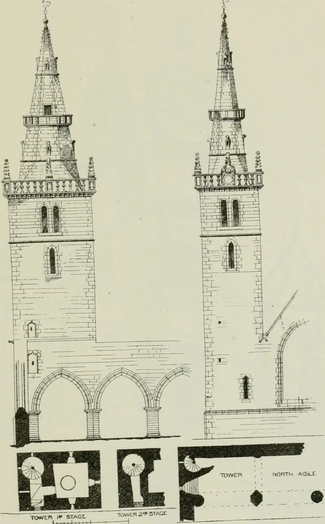 An illustration from The castellated and domestic architecture of Scotland, from the twelfth to the eighteenth century, 1887, leaf 172