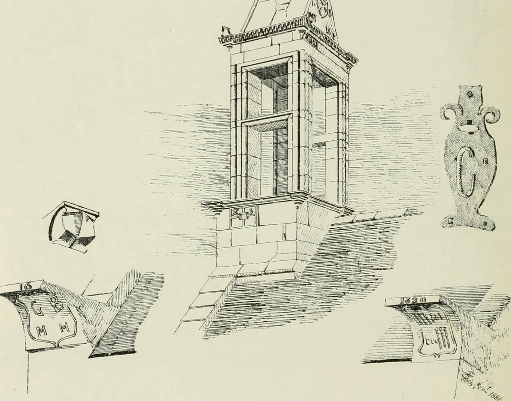 An illustration from The castellated and domestic architecture of Scotland, from the twelfth to the eighteenth century, 1887, leaf 197