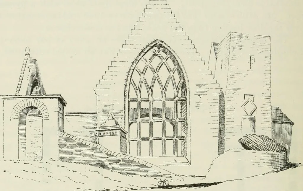 An illustration from The castellated and domestic architecture of Scotland, from the twelfth to the eighteenth century, 1887, leaf 205