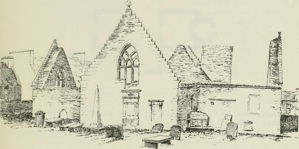 An illustration from The castellated and domestic architecture of Scotland, from the twelfth to the eighteenth century, 1887, leaf 206