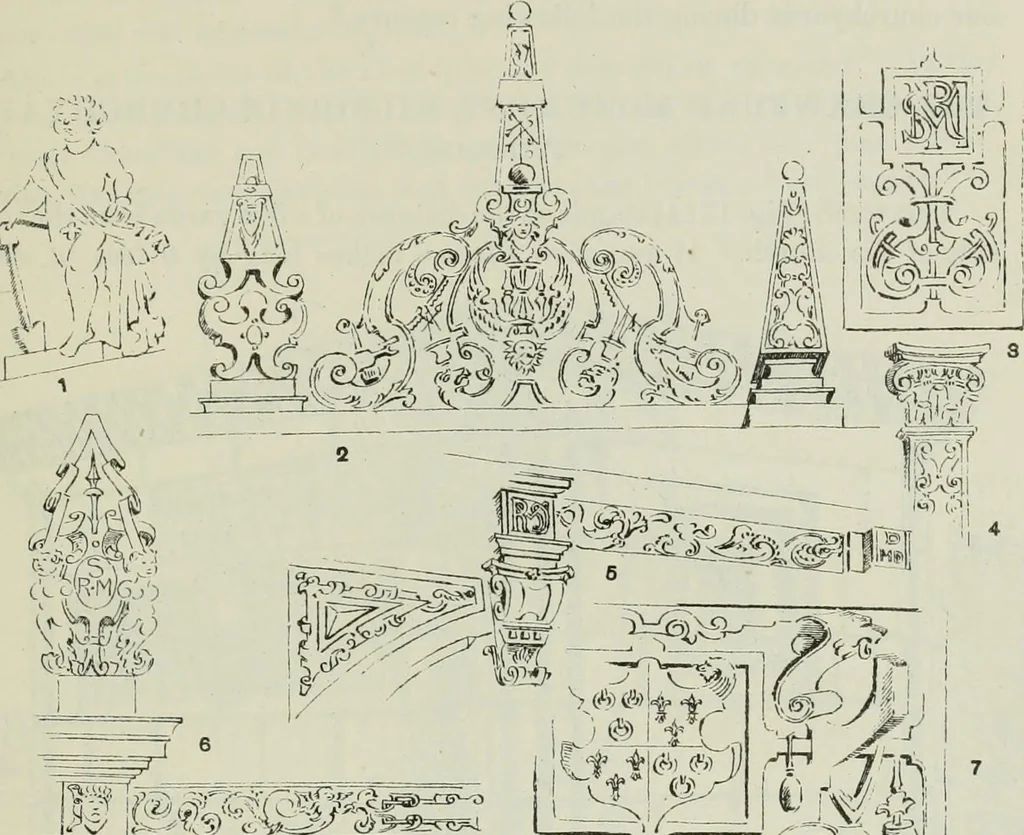 An illustration from The castellated and domestic architecture of Scotland, from the twelfth to the eighteenth century, 1887, leaf 214