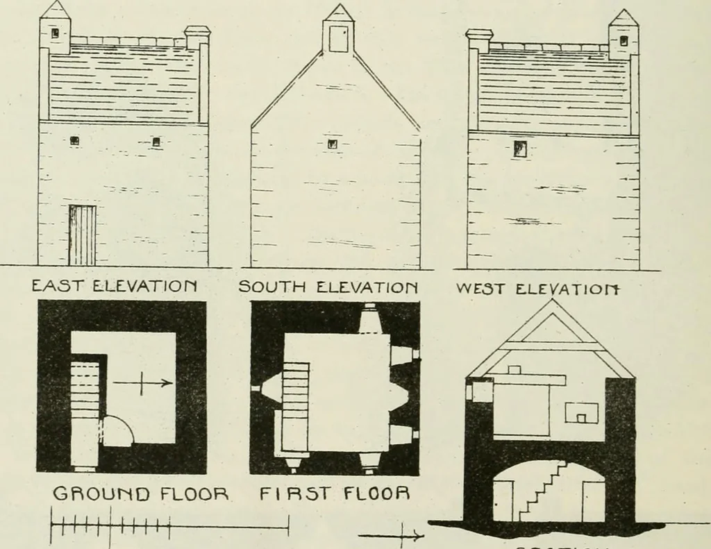 An illustration from The castellated and domestic architecture of Scotland, from the twelfth to the eighteenth century, 1887, leaf 233